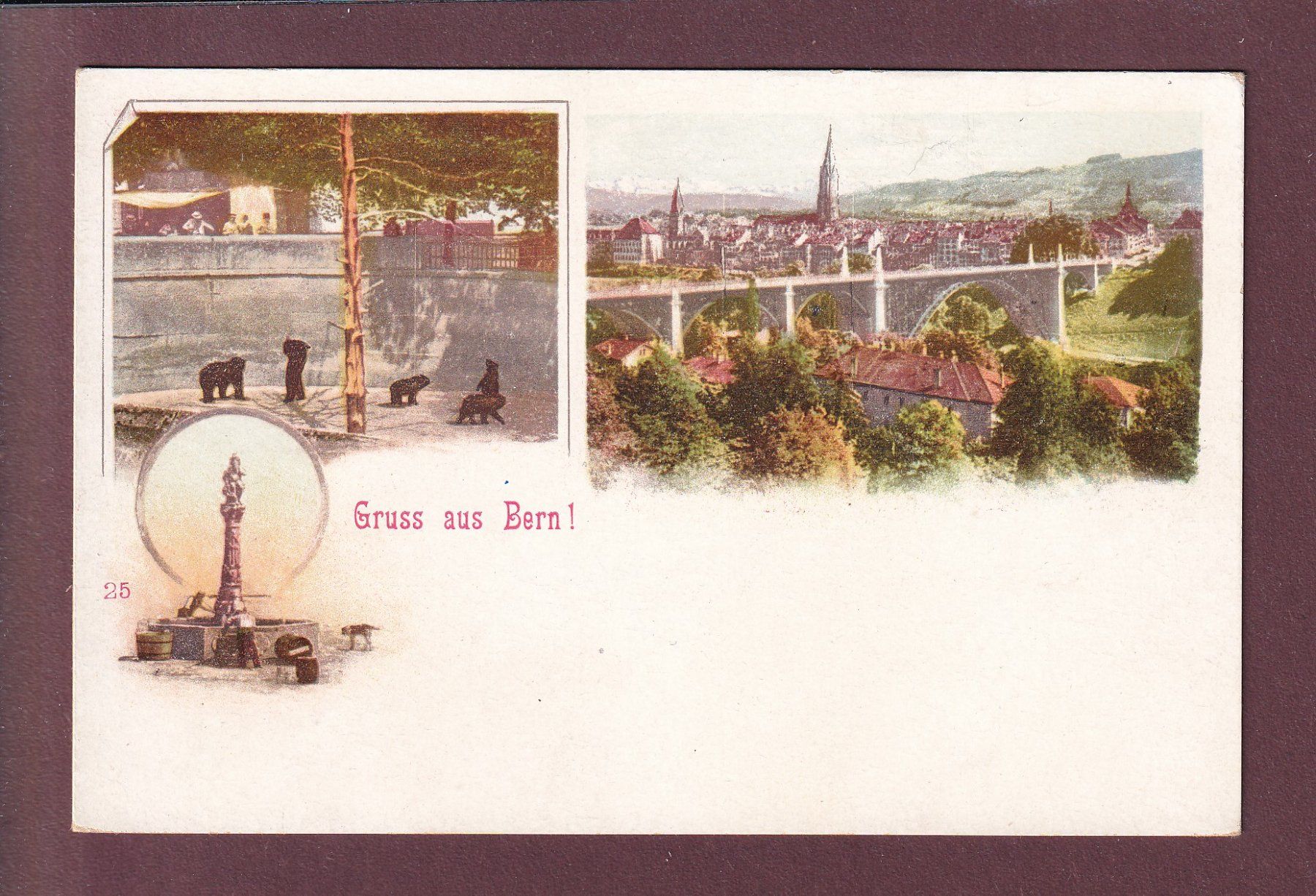 Ansichtskarten: Gruss aus BERN – Gebraucht aus Pully von nicecards
