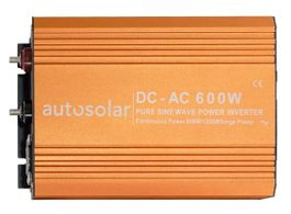 600 Watt 12V Wechselrichter - reiner Sinus - 12V zu 230V