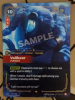 Riftbound - Volibear - Exclusive event Sample