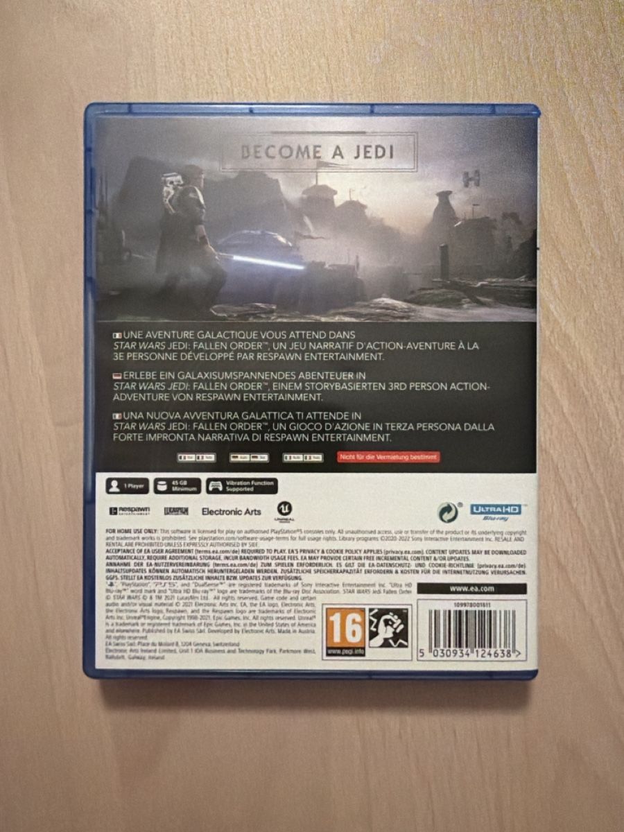 Sony Jeux: Star Wars Jedi Fallen Order - PS5 – D'occasion à Zürich par Fabi0810 1