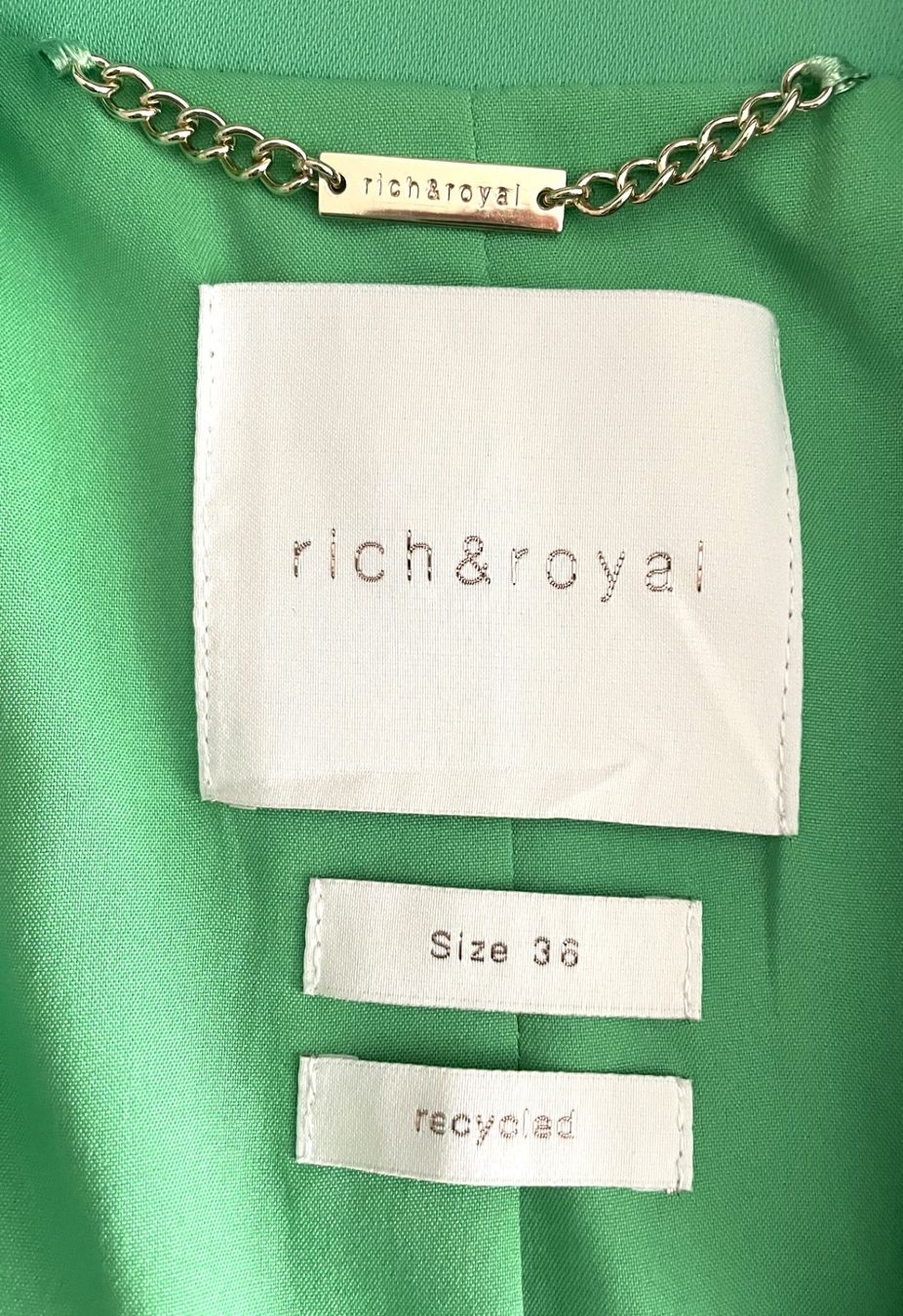 Rich & Royal Giacche: Grüne Damenjacke – Nuovo (secondo la descrizione) da Au ZH venduto da Ehanni 1
