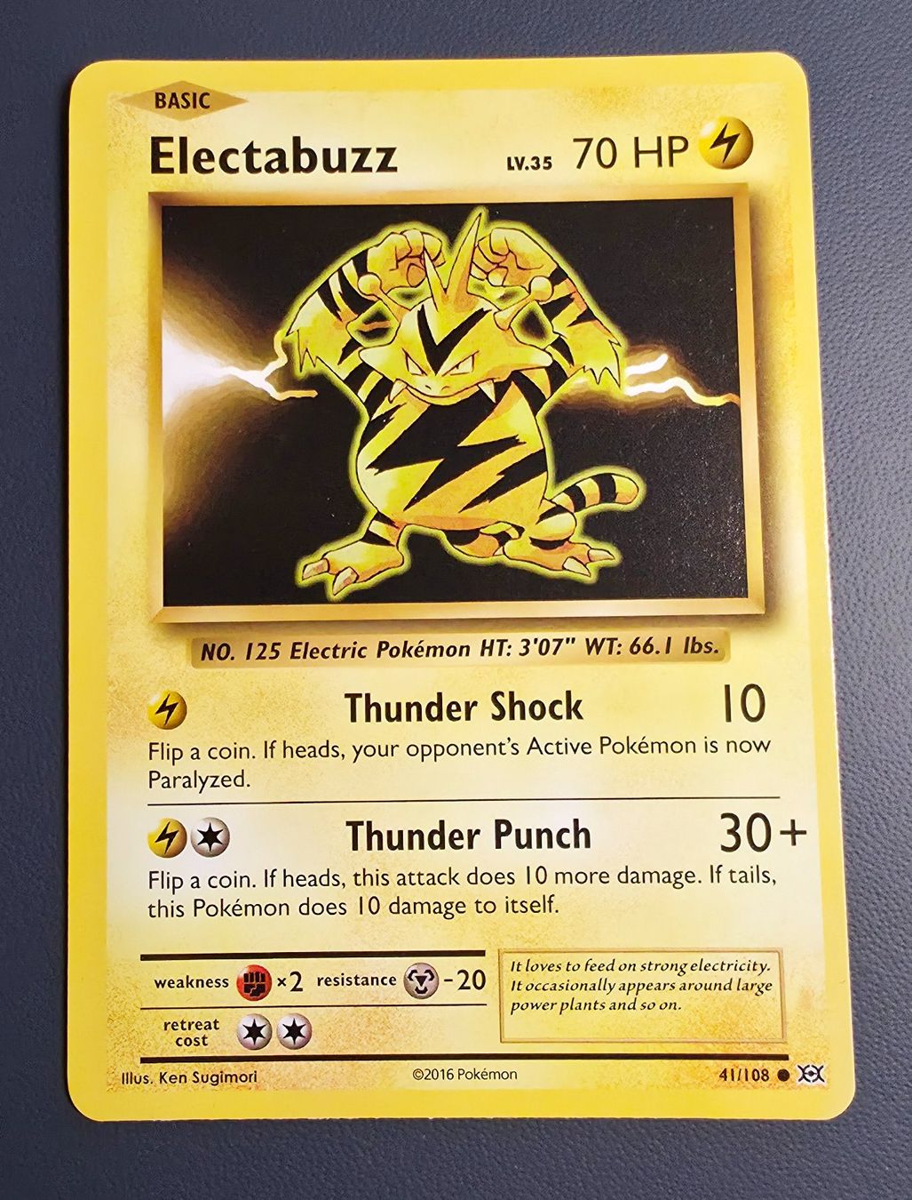Pokémon Carte collezionabili: Electrabuzz - 41/108 [C] - Pokémon – Nuovo (secondo la descrizione) da Zürich venduto da StickerPatron