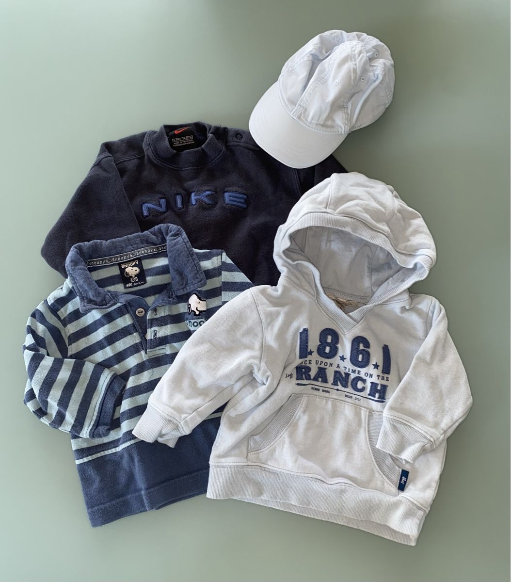Nike Lotti & Set di vestiti: 4-teiliges Boy Set Gr. 74/80 – Usato da Wangen an der Aare venduto da Chrisimi 1