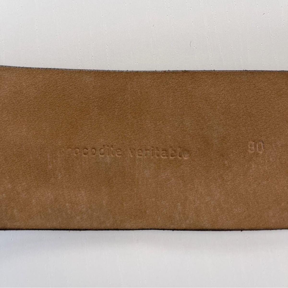 Cinture: GIO MORETTI  crocodile leather belt – Nuovo (secondo la descrizione) da Freienbach venduto da Avviivva_Shop 5