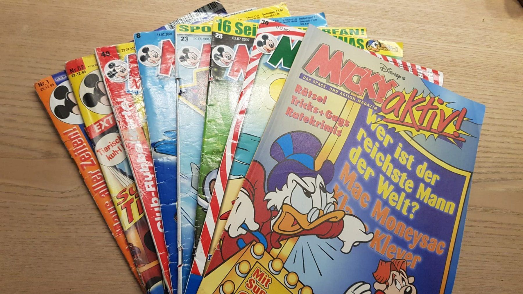Comics: Micky Mouse Hefte 1999 - 2007 – Gebraucht aus Spiegel b. Bern von sus_xj97