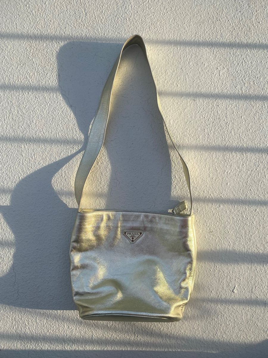 Prada Borse da donna: Prada Gold Metallic Tasche – Usato da Steffisburg venduto da viv_5tqt