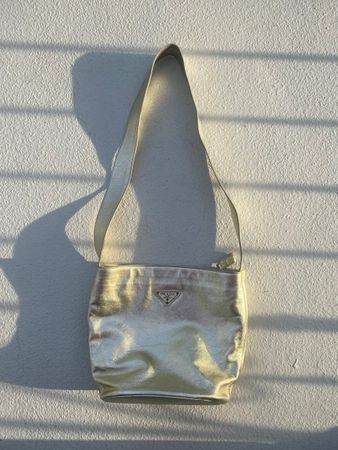 Prada Gold Metallic Tasche