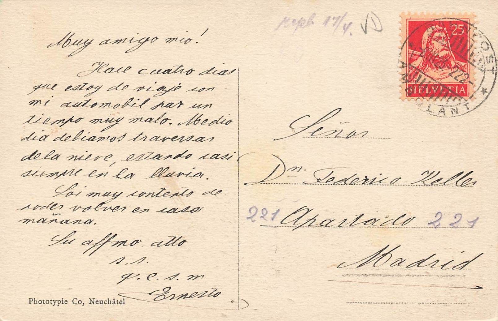 Cartoline postali: La Sarraz le château – Usato da Biasca venduto da Blenio71 1