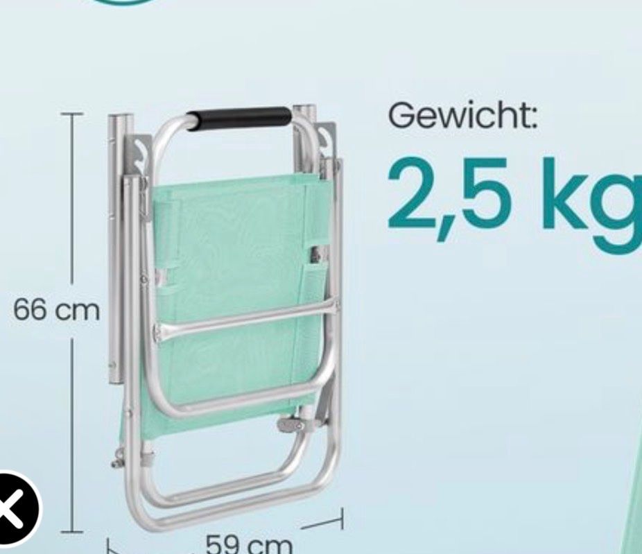 Sedie: 2 Stabile Klappstühle Neuwertig – Usato da Schaanwald FL venduto da G60_Power 2
