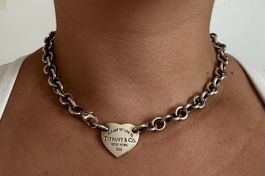 Tiffany & Co. Return to Tiffany Herz Anhänger Silber Collier