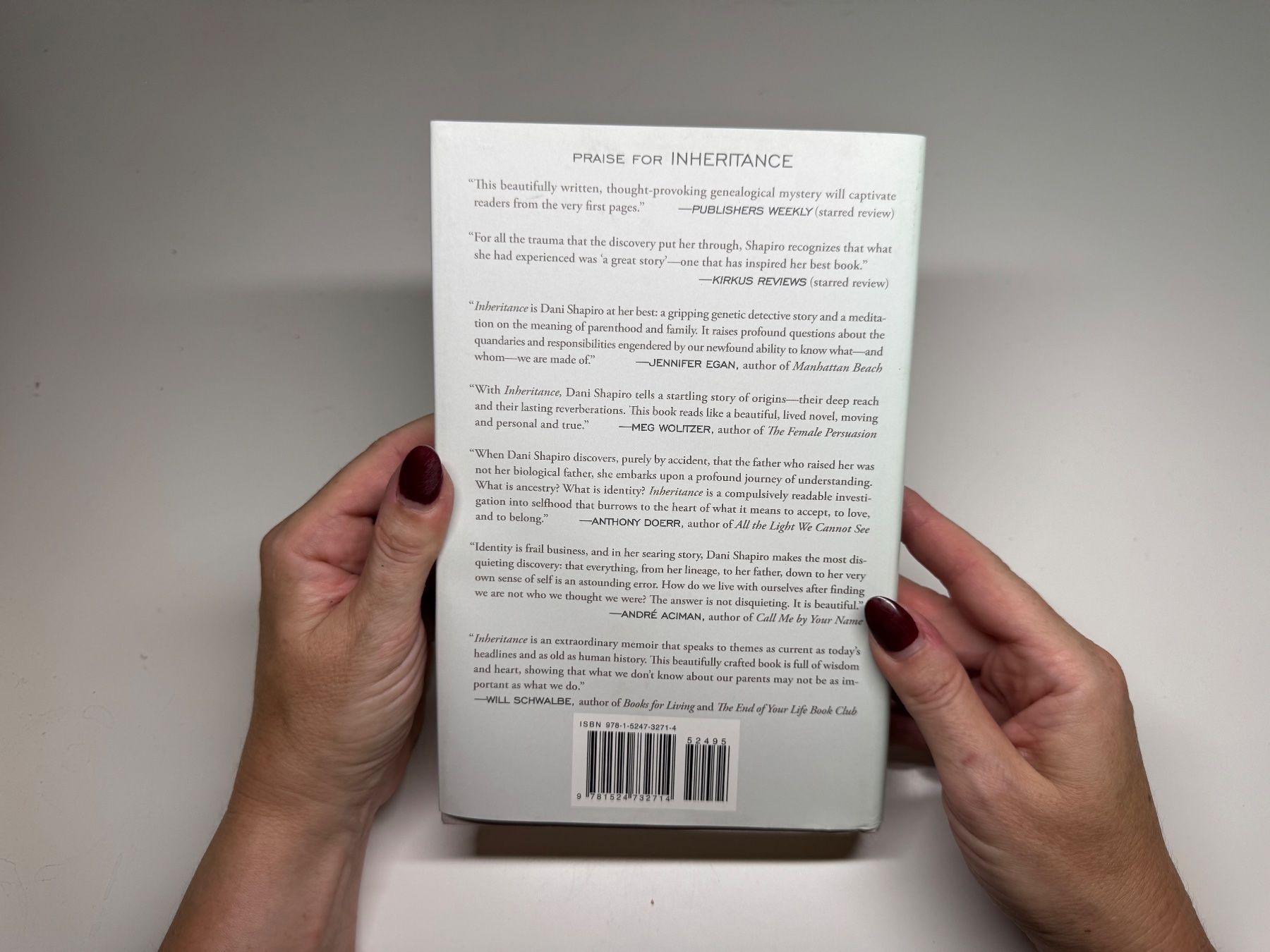 Libri: NOVEL: Dani Shapiro, Inheritance – Usato da Grosswangen venduto da English_books 9