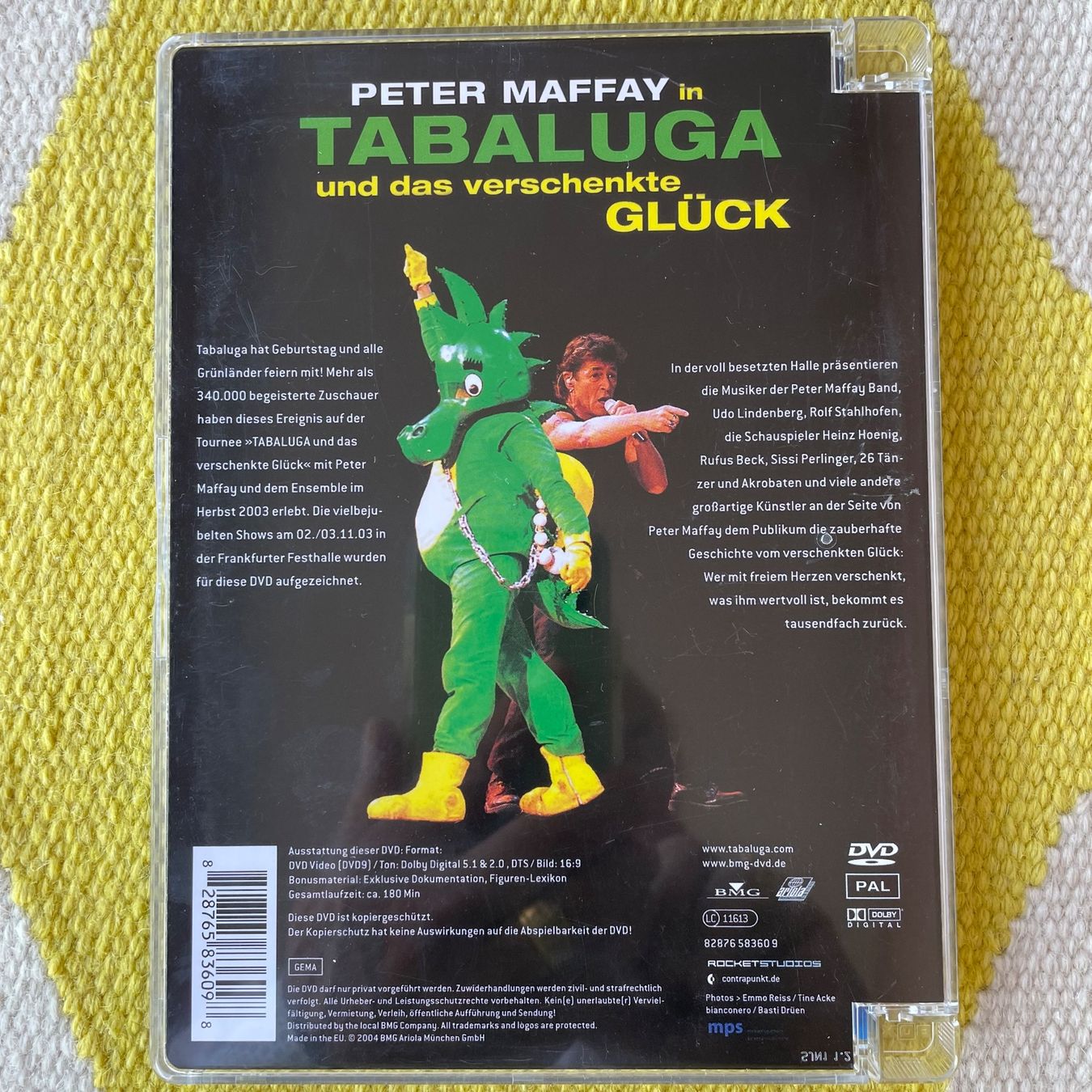 Tutti i DVDs: PETER MAFFAY-DVD TABALUGA UND DAS VERSCHENKTE GLÜCK – Usato da Rorschacherberg venduto da CD-Roli 1
