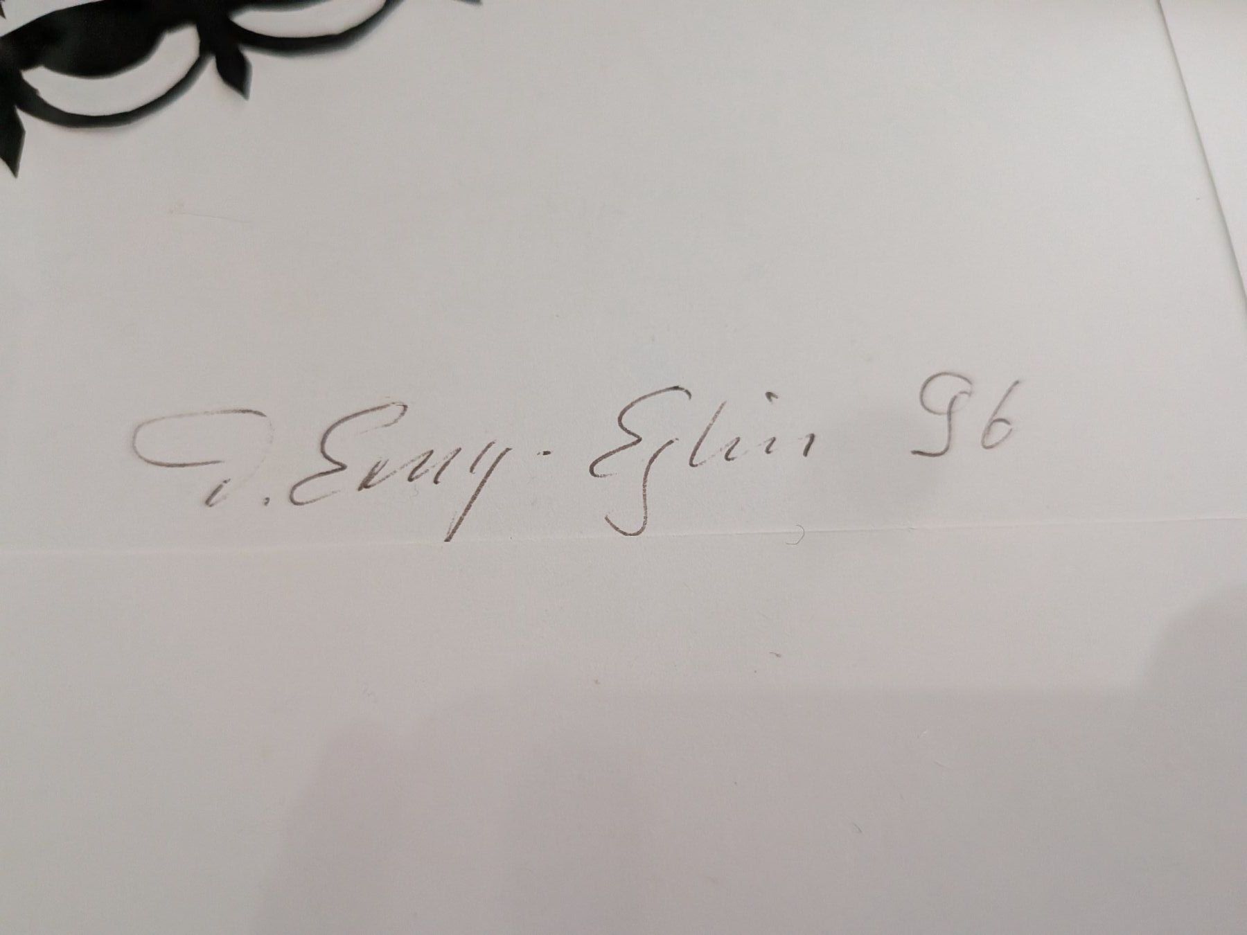 Arts picturaux & lithographies: Grosser Scherenschnitt Erny-Eglin – D'occasion à Emmen par magelan 2