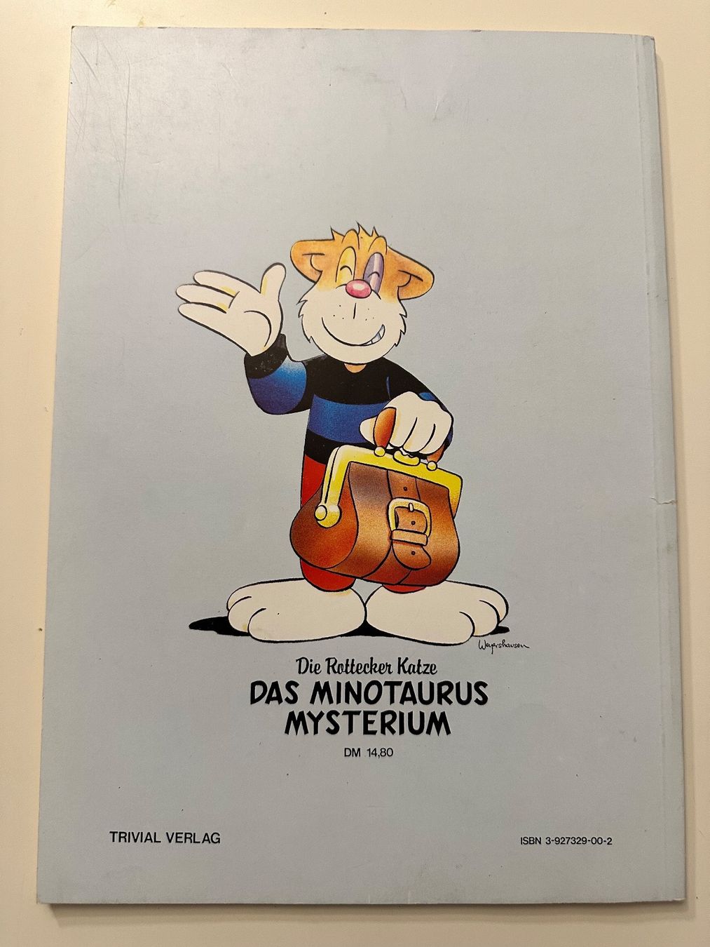 Fumetti: DIE ROTTECKER KATZE - DAS MINOTAURUS MYSTERIUM - 1. Auflage – Usato da Münsingen venduto da Ganjam 1