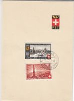 1942 Serie B15/16 mit Ersttagstempel auf PTT Blatt