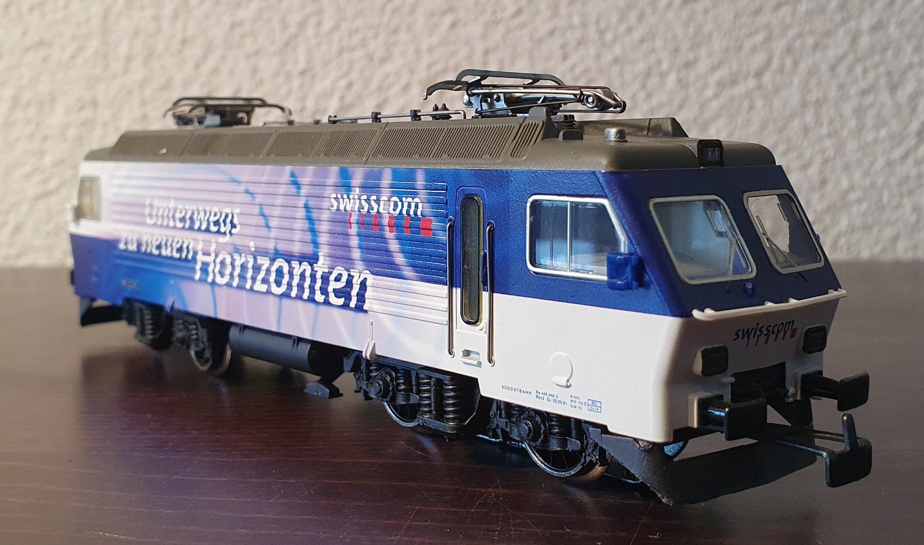 Märklin Modellini di ferrovie: MÄRKLIN: SOB Re 446 SWISSCOM MFX DIGITAL OVP – Usato da Biglen venduto da taunus82 1
