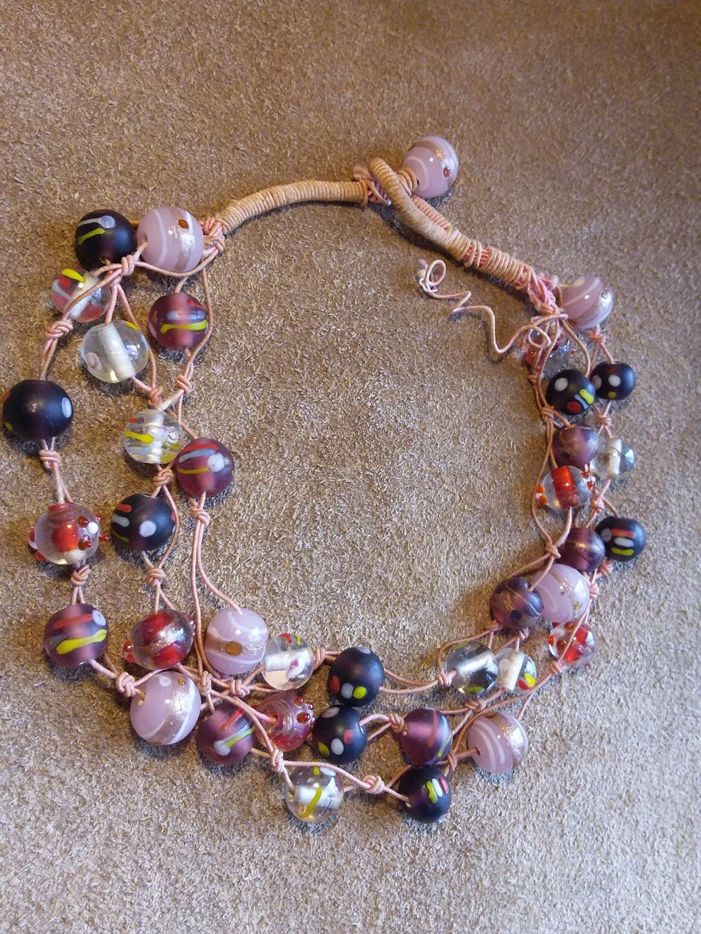 Murano Catenine: Halskette mit handmade wertvollen Glasperlen Murano – Usato da Zürich venduto da SciTec 2