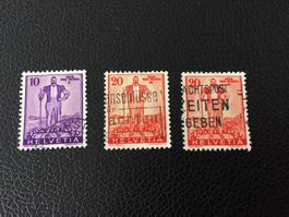 Zuschlagsausgaben Nr. 3 & 4 gestempelt