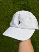 Polo Ralph Lauren Kappe weiss Unistrasse mit Logo guter Z...