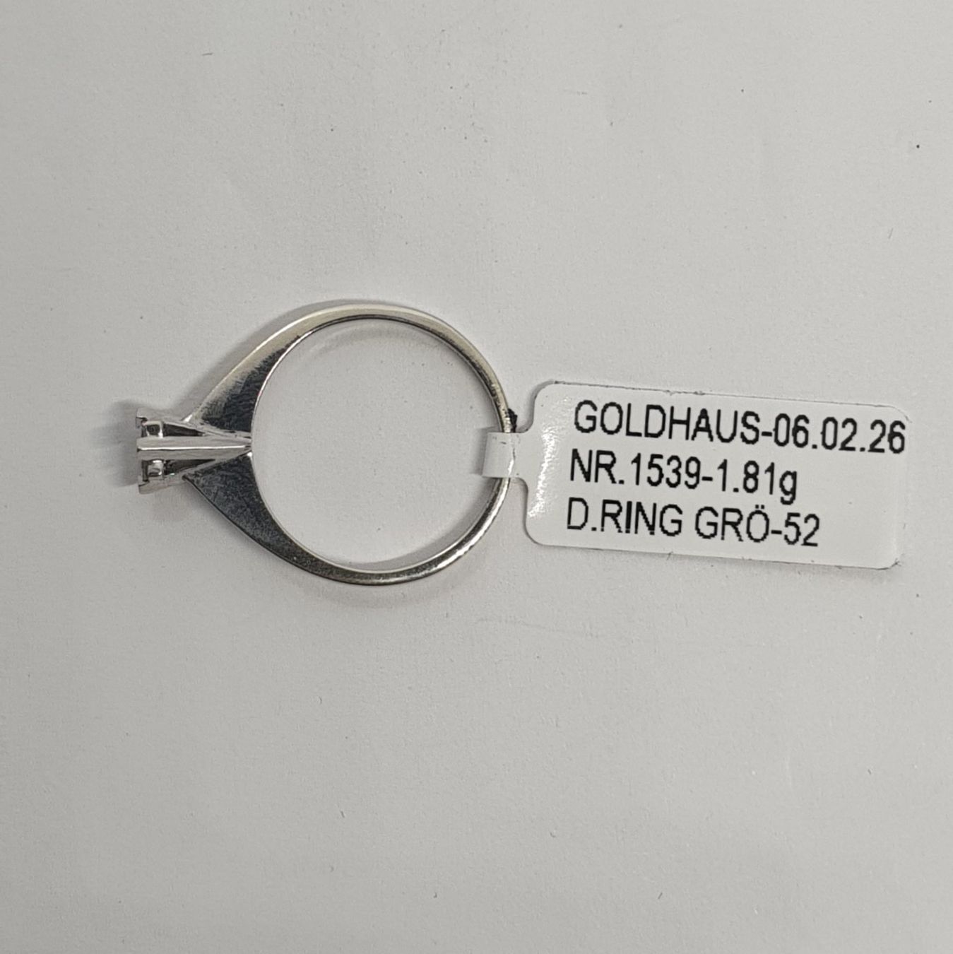 Anelli: Echt 14K Gold - Diamant Ring – Usato da Luzern venduto da Goldhaus-Luzern 2