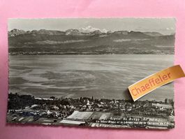 1945 Signal de Bougy. Le Mont Blanc et le Léman vue de la