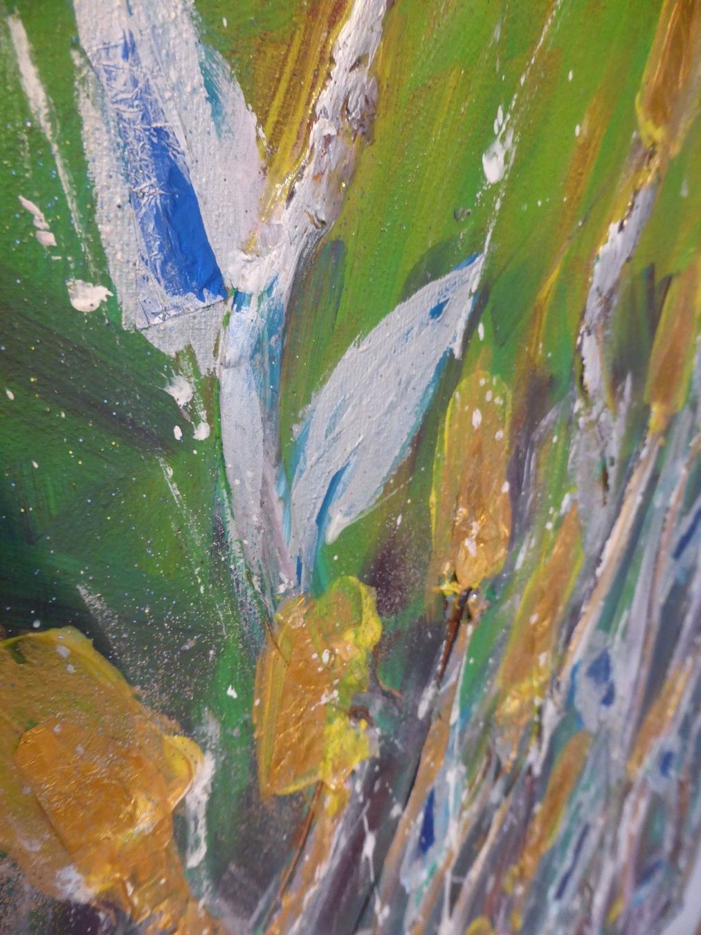 Dipinti: Acryl Bild - Goldener Frühling – Nuovo (secondo la descrizione) da Goldach venduto da artkramer 3