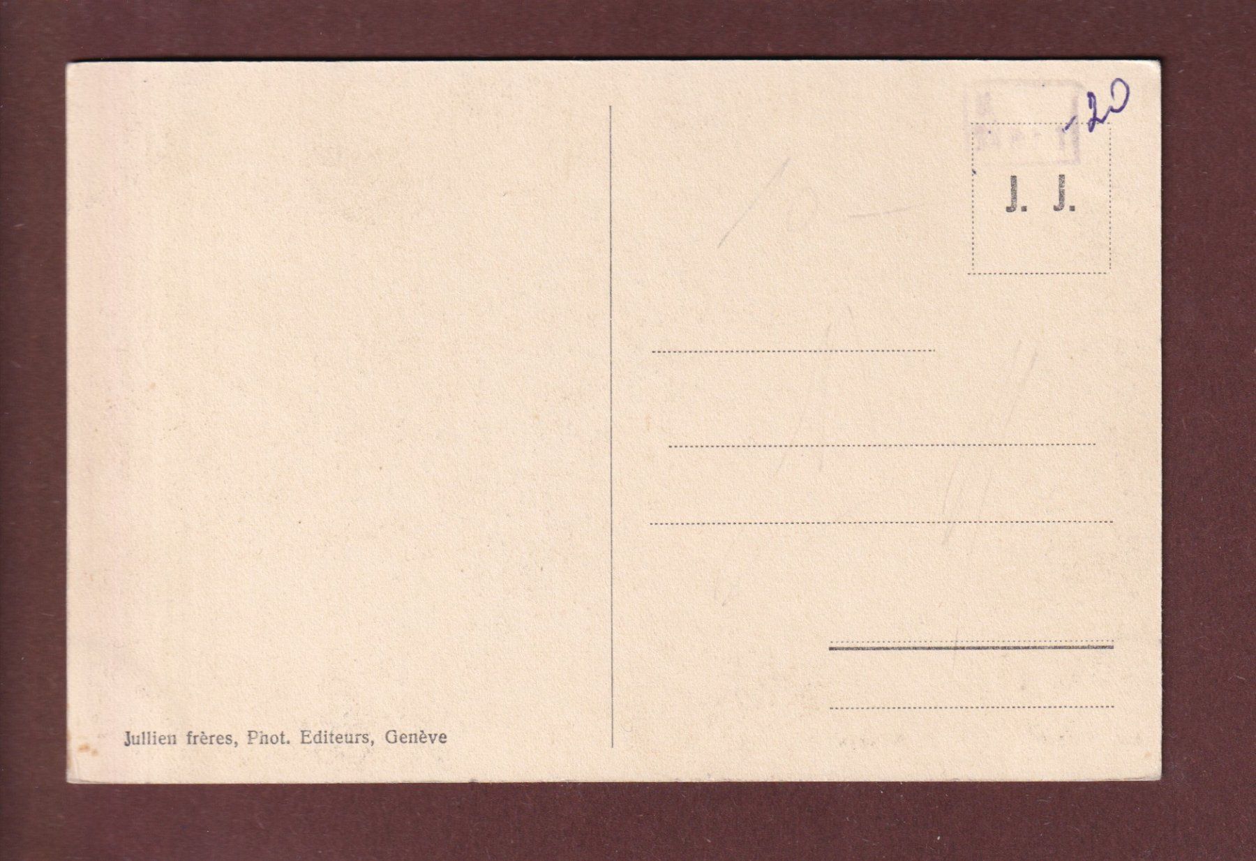 Cartoline postali: GENEVE - HUG - Clinique chirurgicale – Usato da Pully venduto da nicecards 1