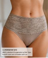 Corsabella High-Waist Slip L Spitze Shaping String  beige