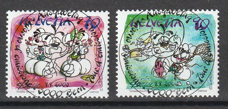 Tutti i francobolli: 2003 Sondermarken Diddl mit ET - Vollstempel – Nuovo e nell'imballaggio originale da Homburg venduto da masina01