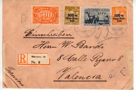 Brief, deutsches Reich - Rhein Ruhr Hilfe - Zensur