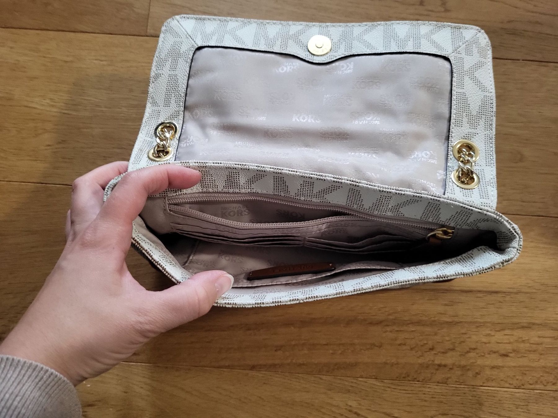 Michael Kors Borse da donna: Clutch, MICHAEL KORS, beige – Usato da Rotkreuz venduto da Siibli 2