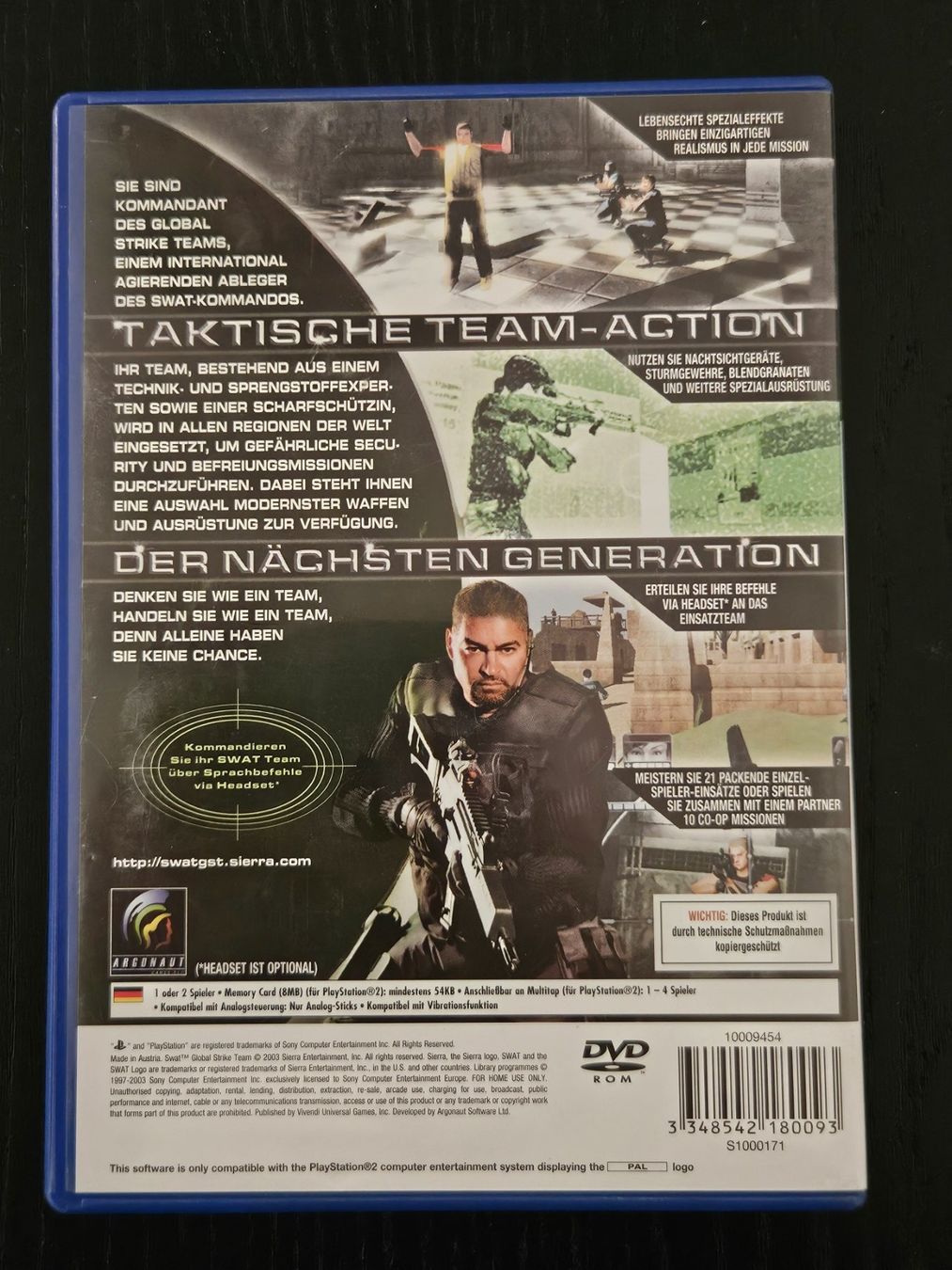 Sony Giochi: SWAT Global Strike Team (PS2) – Usato da Zürich venduto da sodamnme 2