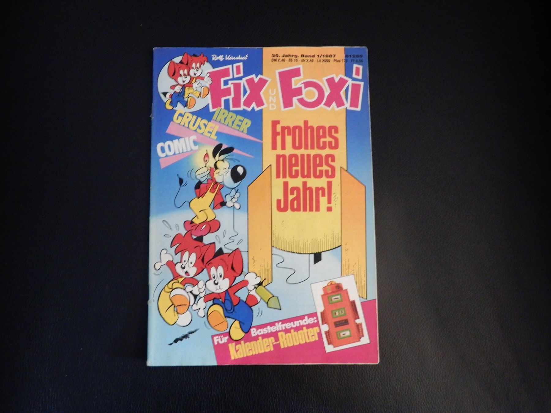 Comics: Fix+Foxi Comic Heft Nr. 1/1987 mit Beilage - Zustand mittel – Gebraucht aus Staufen von Bruneas
