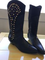 Unique Cowboy Stiefel mit Schmucksteinchen Gr36.5, wie NEU