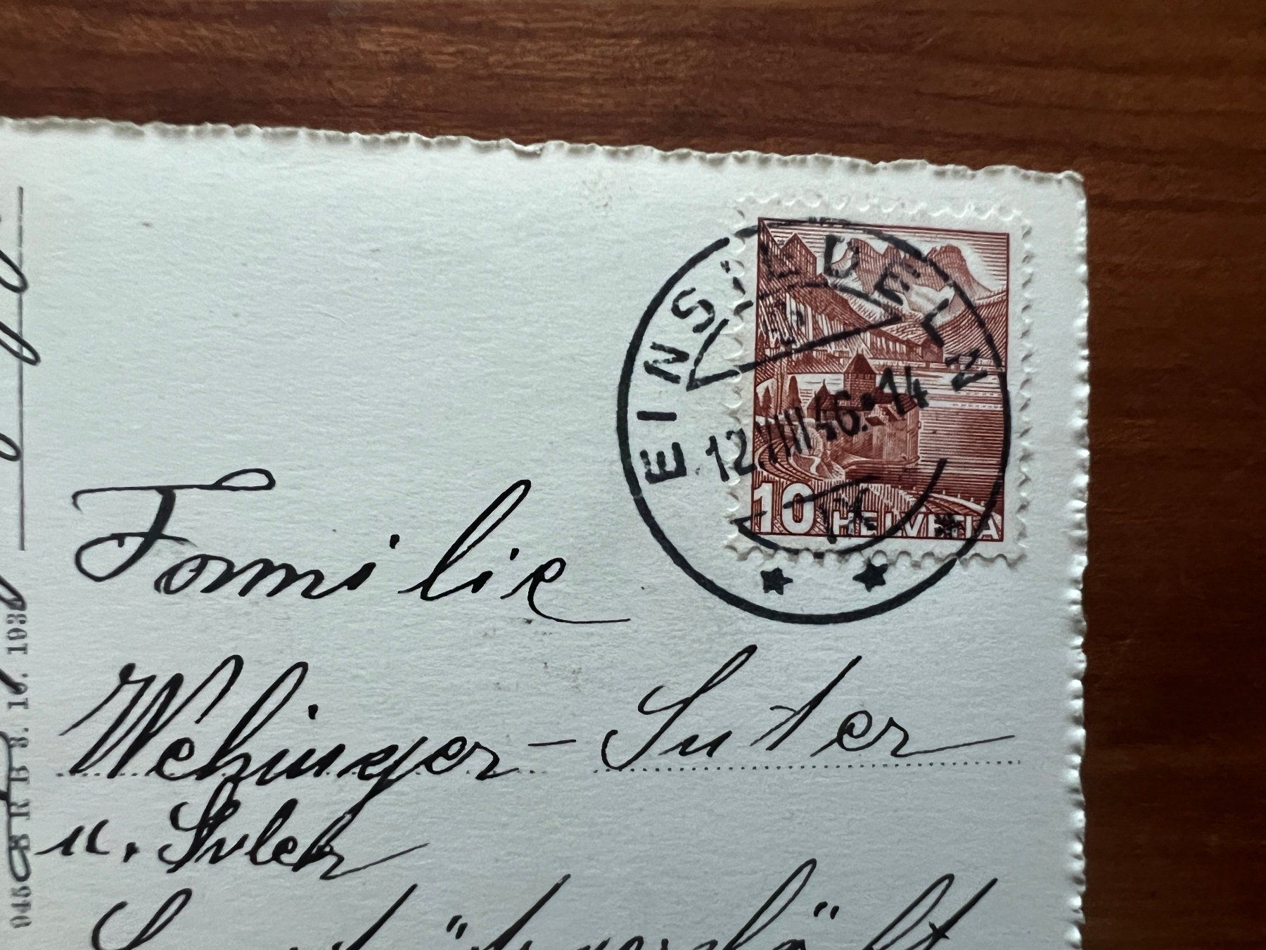 Cartes postales: AK 1946 Einsiedeln (G2819) – D'occasion à Hinwil par Sidi4 1