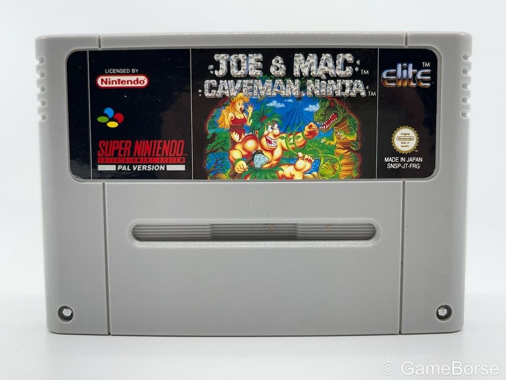 Nintendo Giochi: SNES Joe & Mac Caveman Ninja PAL – Usato da Cham venduto da GameBoerse