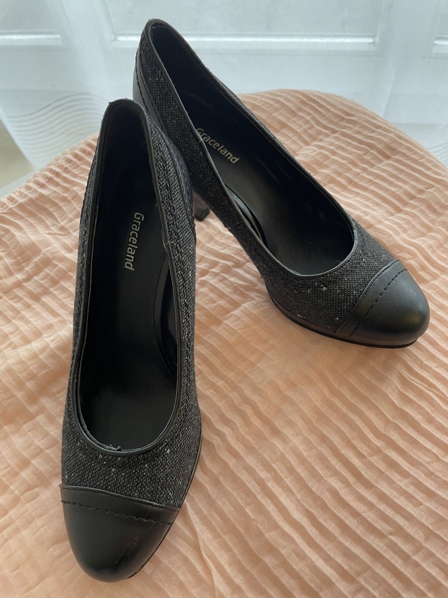 Graceland Scarpe da donna: Pumps Gr. 36 Grau – Nuovo (secondo la descrizione) da HORGEN venduto da paris007 1