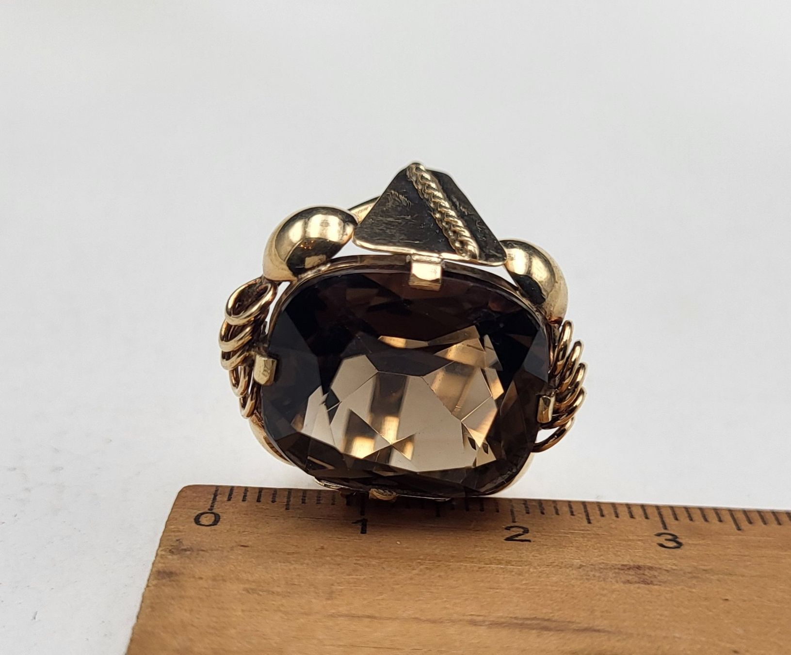 Anelli: Gold Ring 585 Mit Rauchquarz – Usato da Wald ZH venduto da Dasilver 3
