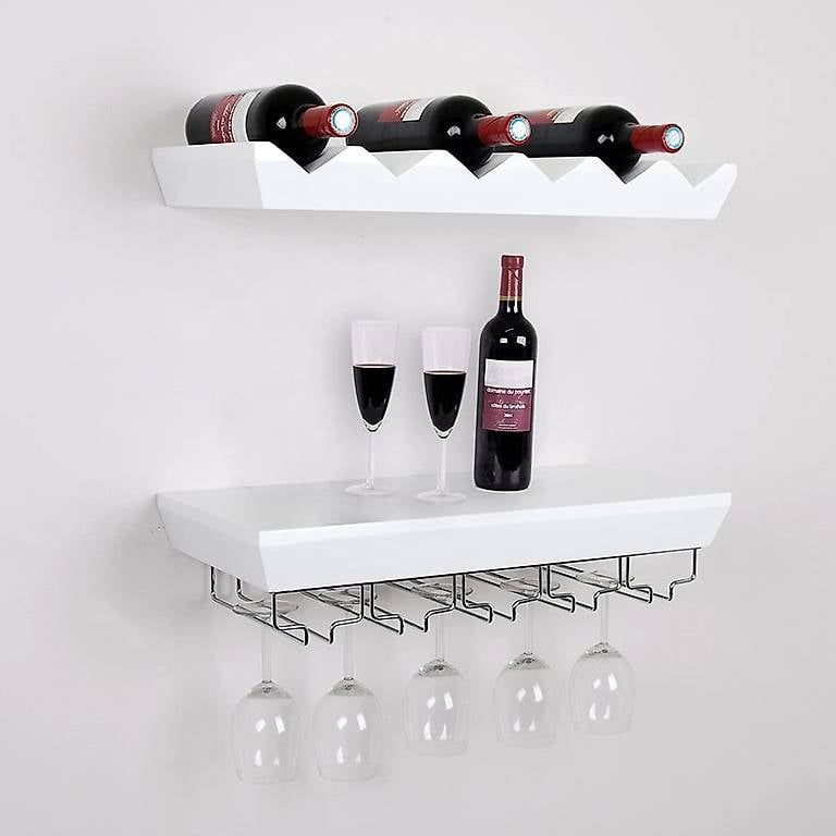Weingestelle & -ständer: Support À Vin Flottant Fixé Au Mur Avec Support Pour Verres – Gebraucht aus Genève von Johnny345