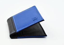 Kartenetui blau-schwarz, RFID Schutz, Neu!