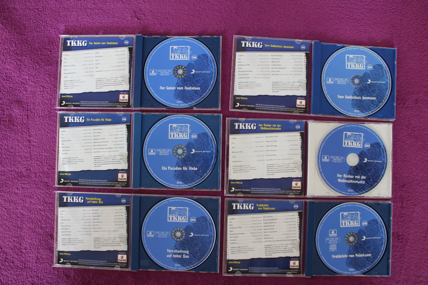 CDs: 6 - TKKG - Hörspiel - CD´s – D'occasion à Müllheim Dorf par Seeeule01 7