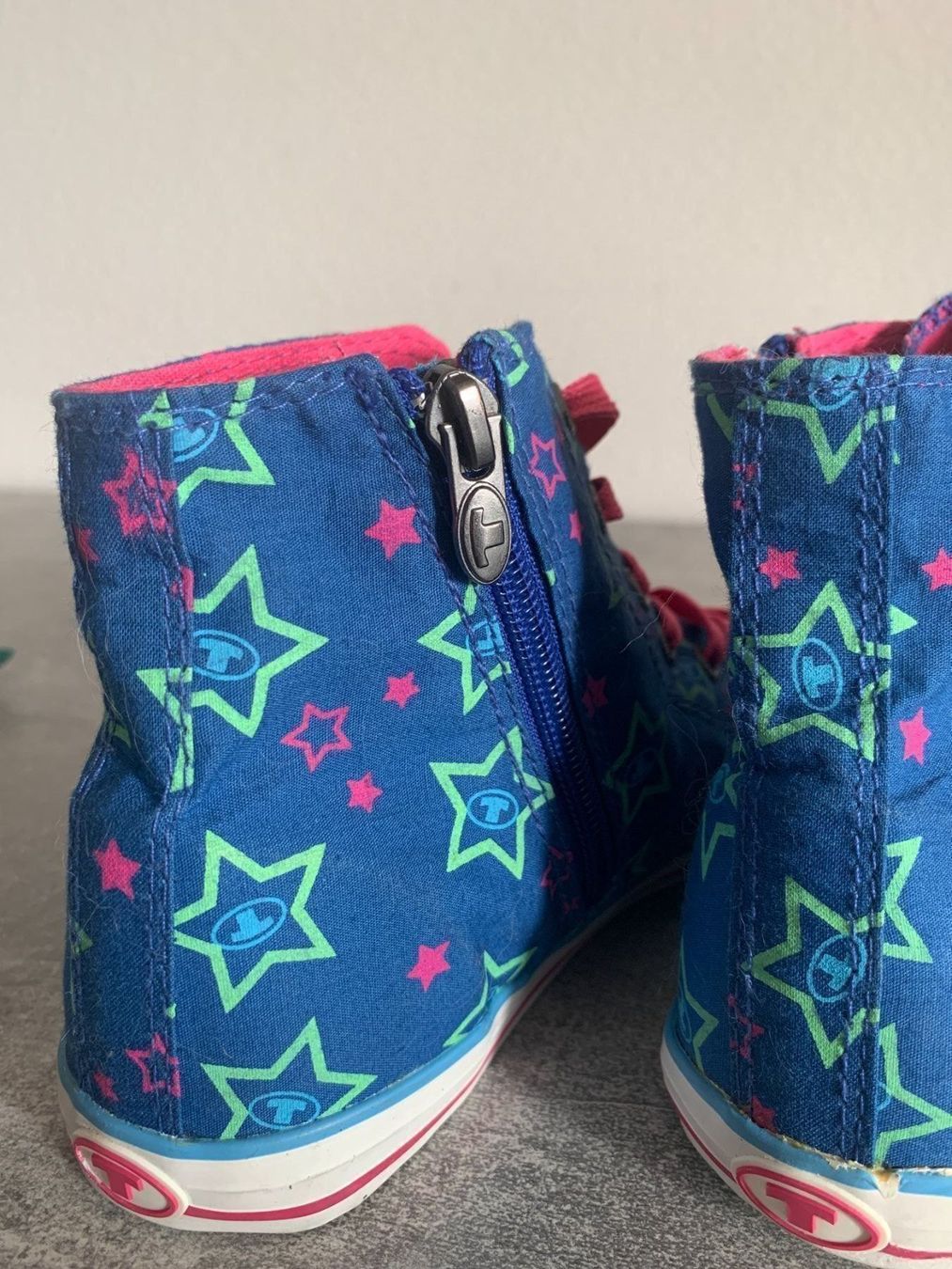 Tom Tailor Scarpe da donna: Tom Tailor Sneaker Gr. 37 blau/pink – Usato da Zürich venduto da chi82 3