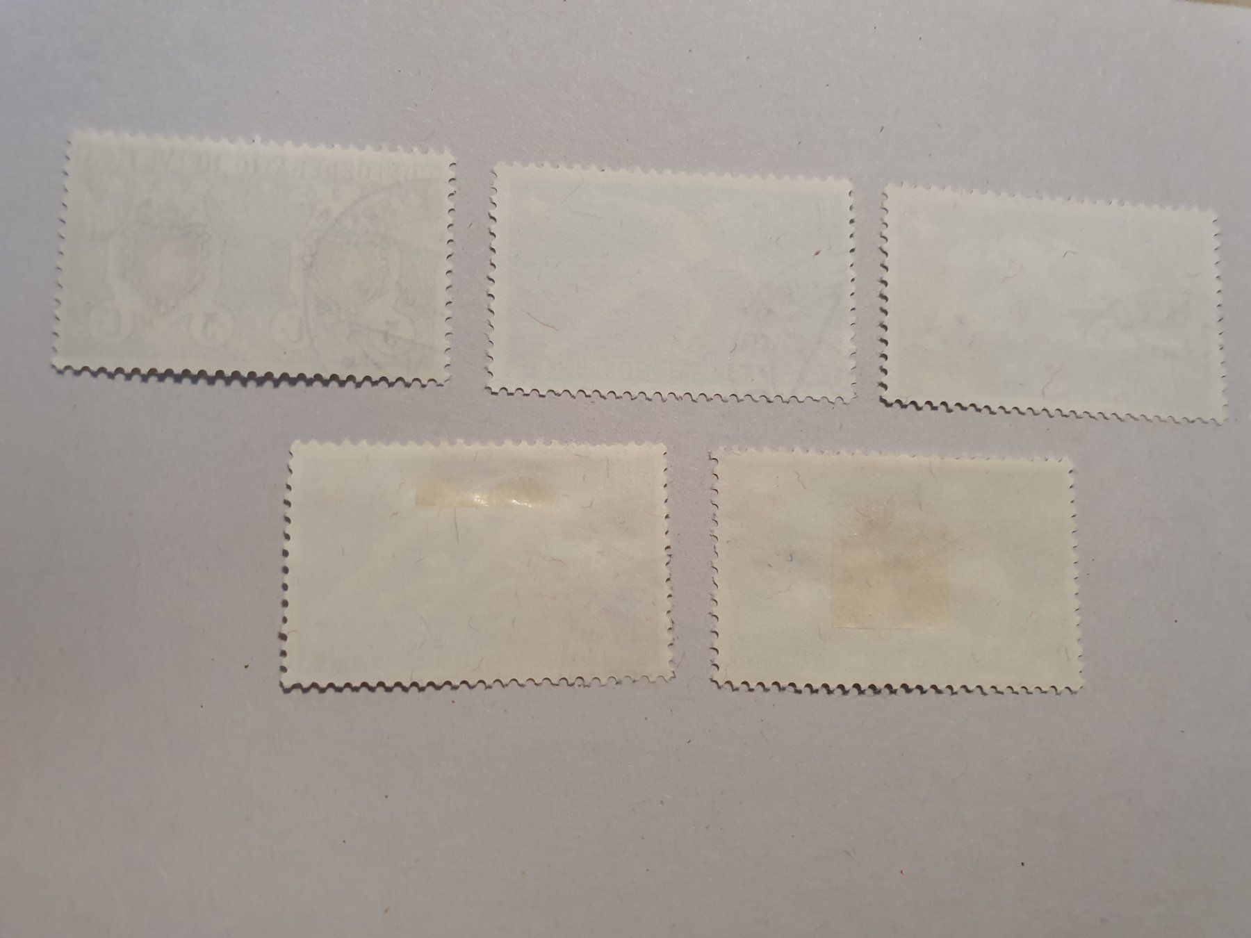 Alle Briefmarken: B46 - B50 Kat. 75 – Gebraucht aus Balgach von SIMEON27 1