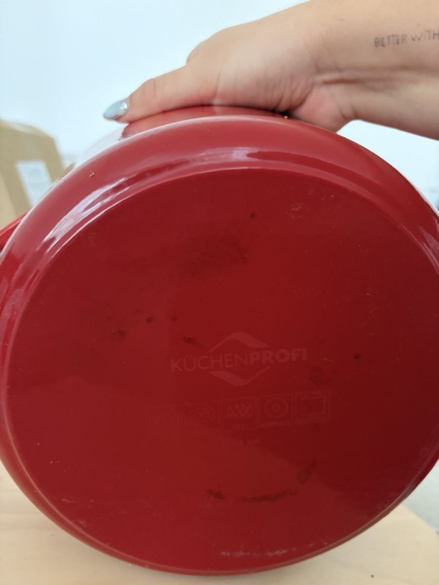 Töpfe: Kuchenprofi gusseisentopf rot  – Gebraucht aus Zürich von bea_swh6 2