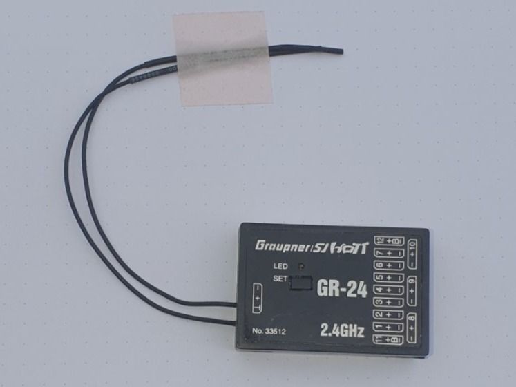 Graupner HOTT / GR-12 Empfänger 6-Kanal 2,4GHZ Art. 33506 | Kaufen auf