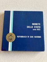 San Marino Münzset 1972, komplette Serie, in Original-Box
