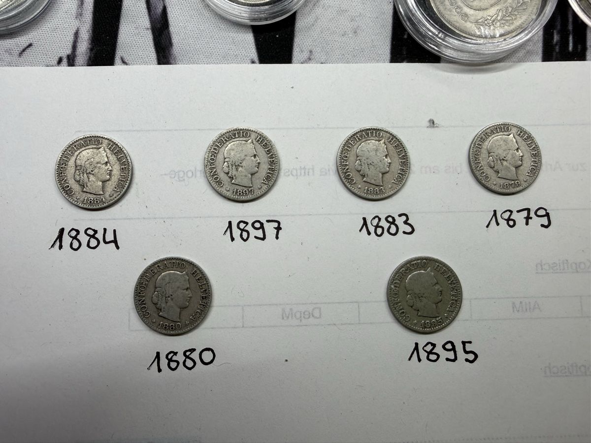 Tutti le monete: Seltene 10 Rappenstücke  – Usato da Bern venduto da Dallas4 1