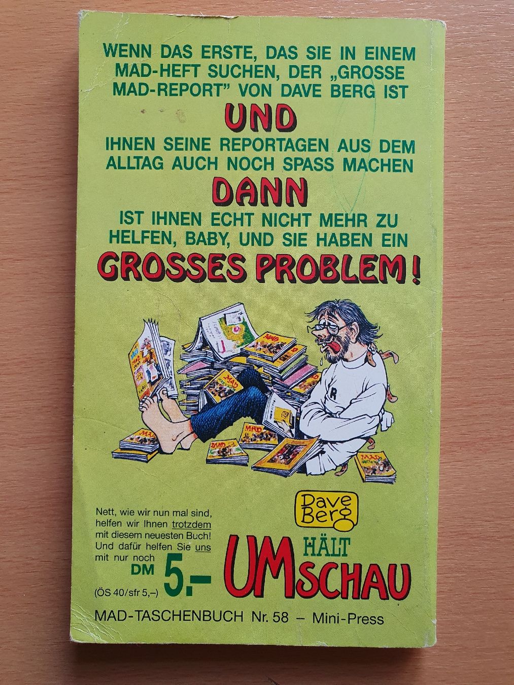 Comics: 4 MAD Magazine ca 1974-1984 – Gebraucht aus Burgdorf von mentalshopCH 6