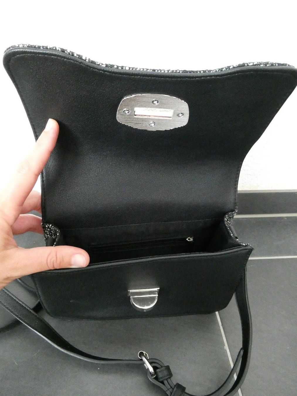 Borse da donna: Handtasche schwarz/weiss – Usato da Zürich venduto da Jo-Ma 4
