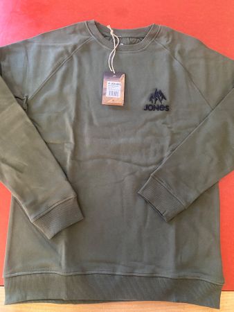Jones Sweat Shirt Truckee Crewneck Green Taille M